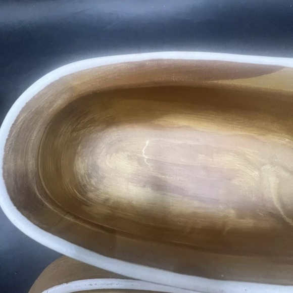 Rustic Brown Ceramic Salt and Pepper Shakers with Butter Dish - Picture 11 of 16